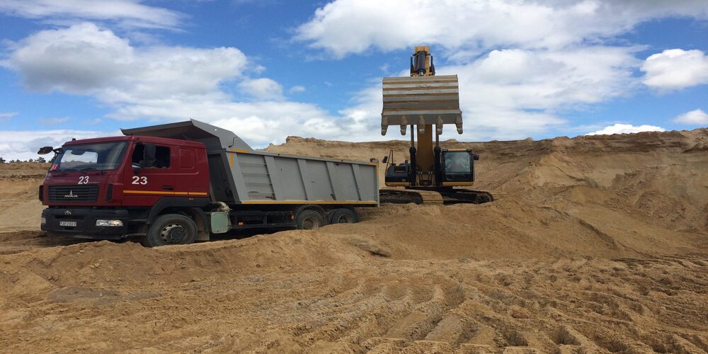 Доставка песка в Минулово