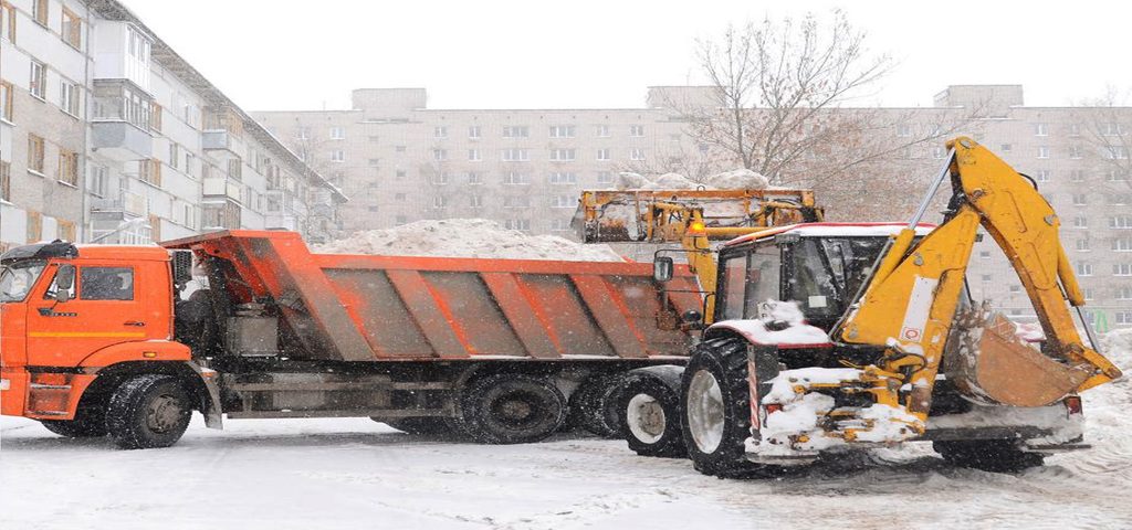 Вывоз снега в Петродворцовом районе