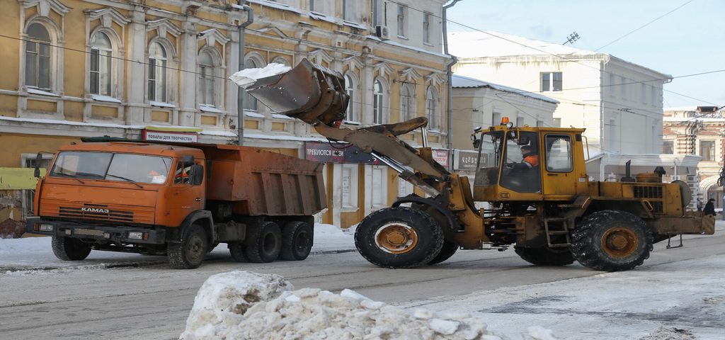 Вывоз снега с Парнаса