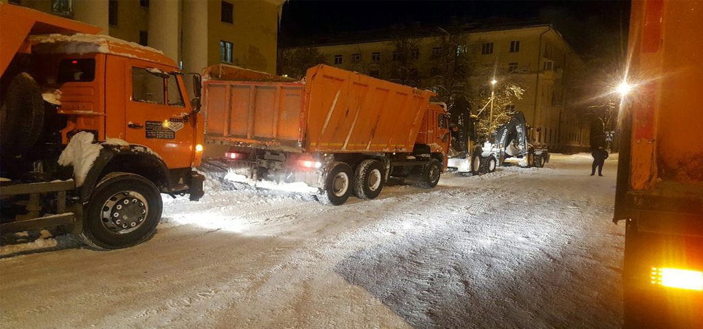 Вывоз снега в Колпино